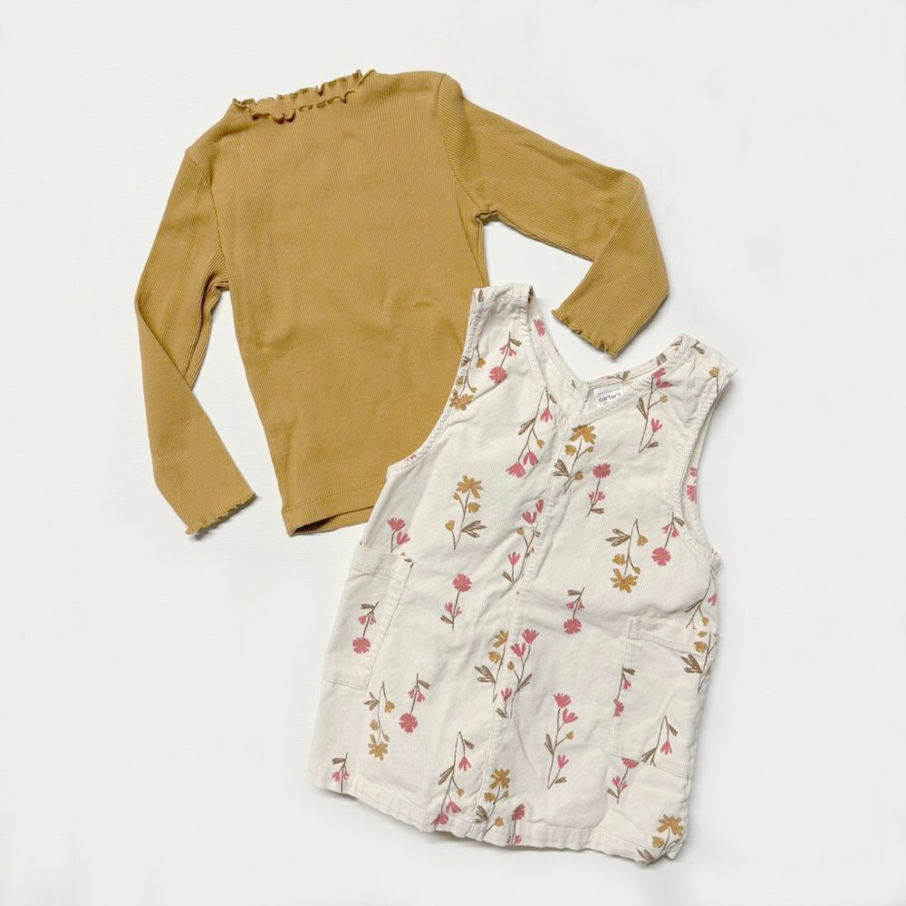 Carter's Jumper and Long Sleeve Top Outfit